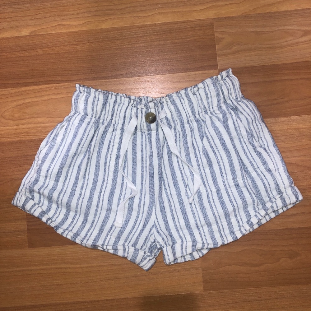 striped soft shorts
